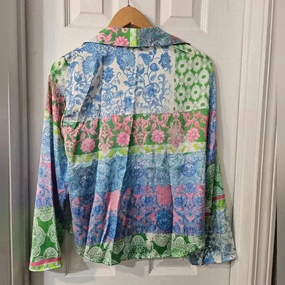 NWT ZARA COLORFUL BLOUSE - Picture 4 of 6